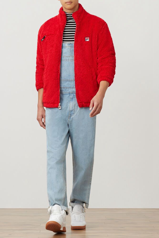 Fila Jacket Mens Red - Bridgewater - Philippines 7285103-MV